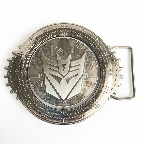 Hasbro Other - Transformers Spinning Silver & Red Belt Buckle